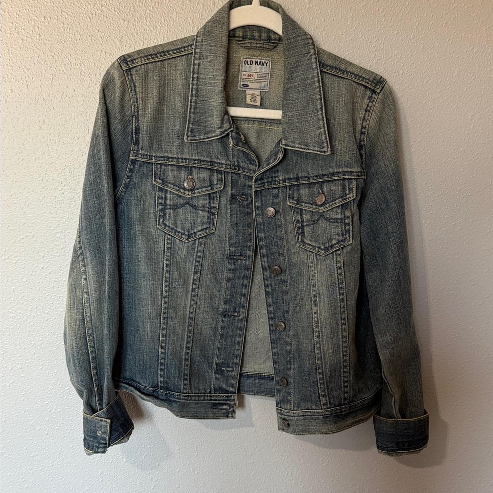 Old Navy Women's Jean Jacket - Faded Blue